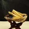 Dragon's Blood Palo Santo in bowl smudging