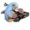 Opal ring with cherry blossom tree design